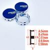 4pcs/Set High Quality 54mm ADVAN  Racing Car Wheel Center Hub Rim Cap Styling Cover For ADVAN Emblem Badge Stickers Accessories