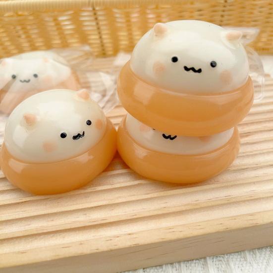 1/2/3Pcs Chestnut Hamster Squeeze Toy Anxiety Stress Relief Hamster Pinch Sensory Toy Teens Adults Soft TPR Calming Animal Fidget Toy