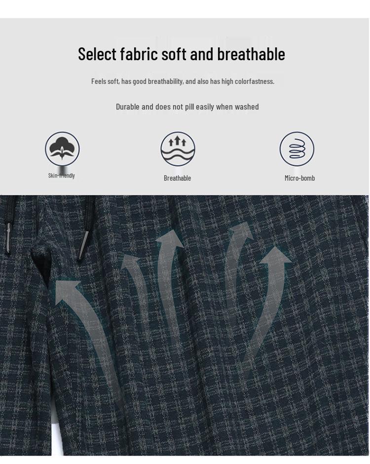 Girls' 2025 Winter Plaid Fleece-Lined Wide Leg Trousers - Warm, Thick, Casual Long Pants