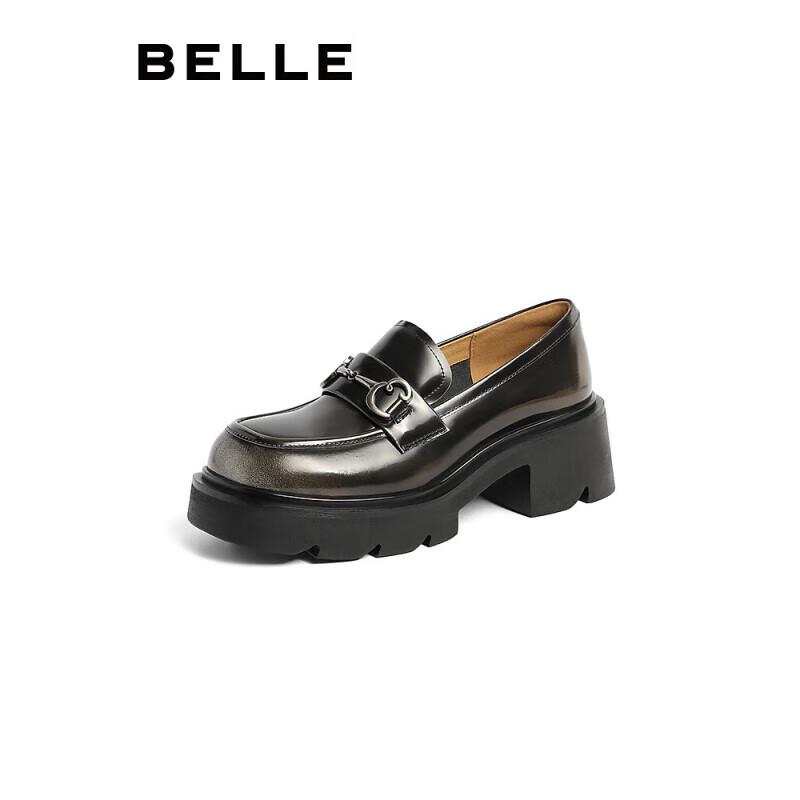 

Belle Women s Leather Thick-Soled Loafers B1699AA4 35
