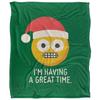 David Olenick Knuckle Silky Christmas Supersoft Blanket