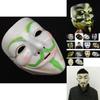 Fashion V For Vendetta Guy Fawkes Mask Anonymous Halloween Costumes Cosplay