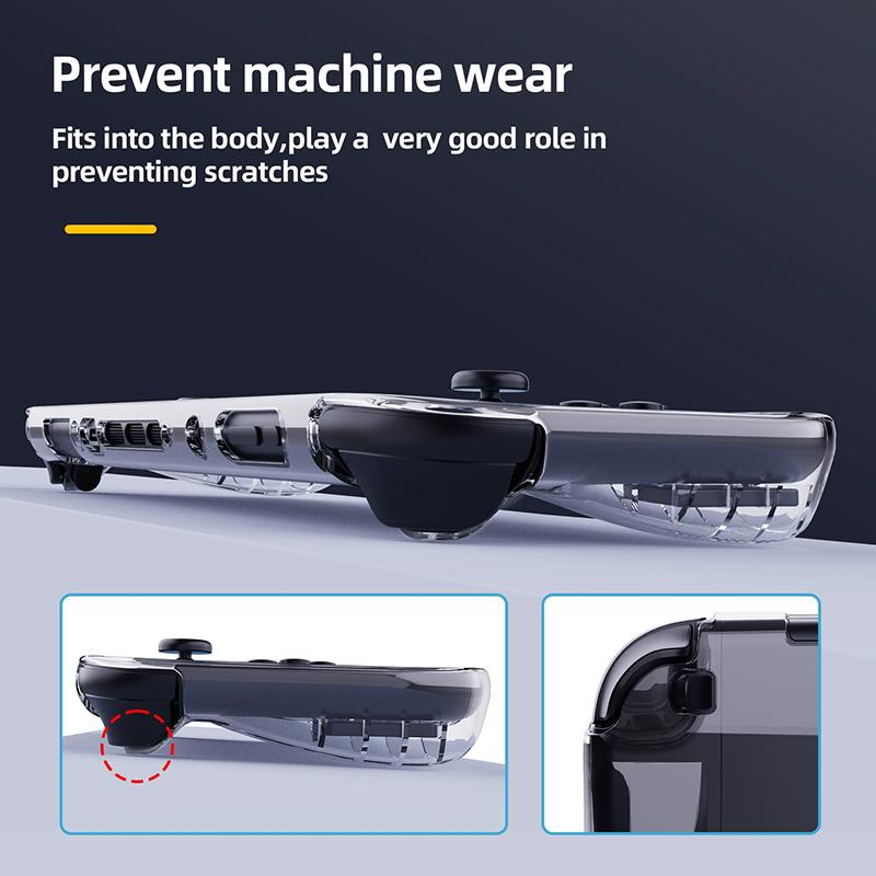 TPU+PC Transparente Schutzhülle für Nintendo Switch 2 Stoßfeste Hülle Schutzhülle Zubehör