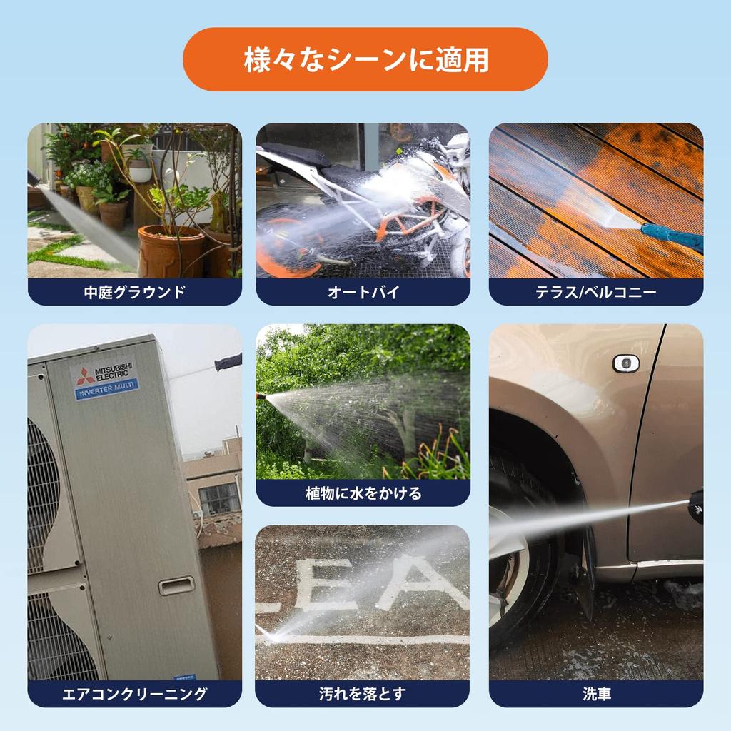 Akitsuba High-Pressure Washer Short Gun, Compatible with Karcher K2, K3, K4, K5, K6, K7, JTK, Brass, M22-14mm. Suitable for Karcher K-series (K2, K3,