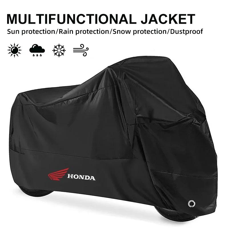 cwcr1 Motorcycle Cover Waterproof Dustproof UV Protective Outdoor Scooter Motorbike Rain Cover for Honda CRF CB CR XR CRM CBR 125 250