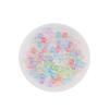 Perforated Transparent Round Acrylic Beads: Solid Color Crystal Resin Beads for DIY Beading Projects