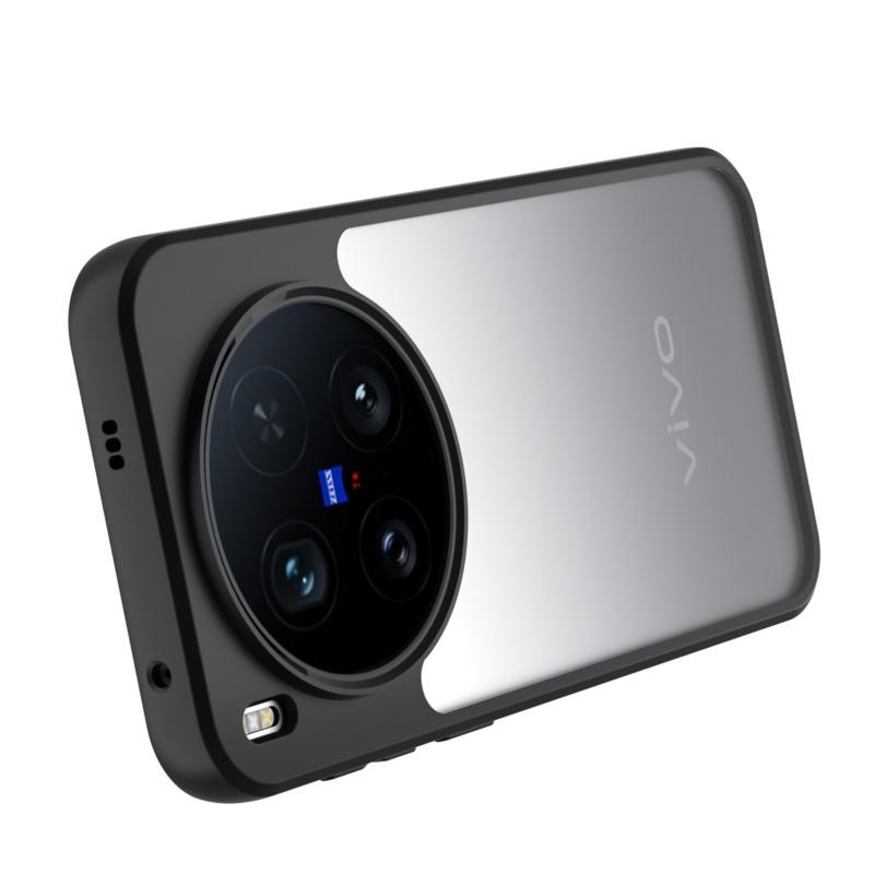 For Vivo X300 Case for Vivo X300 Cover TPU Phoen Case Simple Black Matte Shell Anti-fingerprint Phone Case For Vivo X300