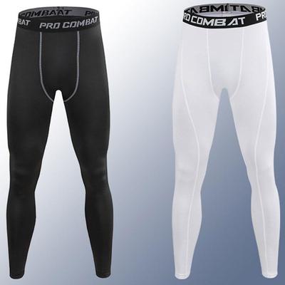 Herren Kompressionsleggings, eng anliegend, Laufsport, Workout-Hosen, Jogginghose, trockene Yogahose, schnelles Fitnesstraining