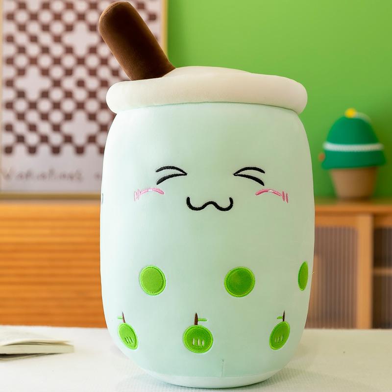 New Fruit Pearl Milk Tea Cup Pillow Doll Plush Toy Rag Doll Doll