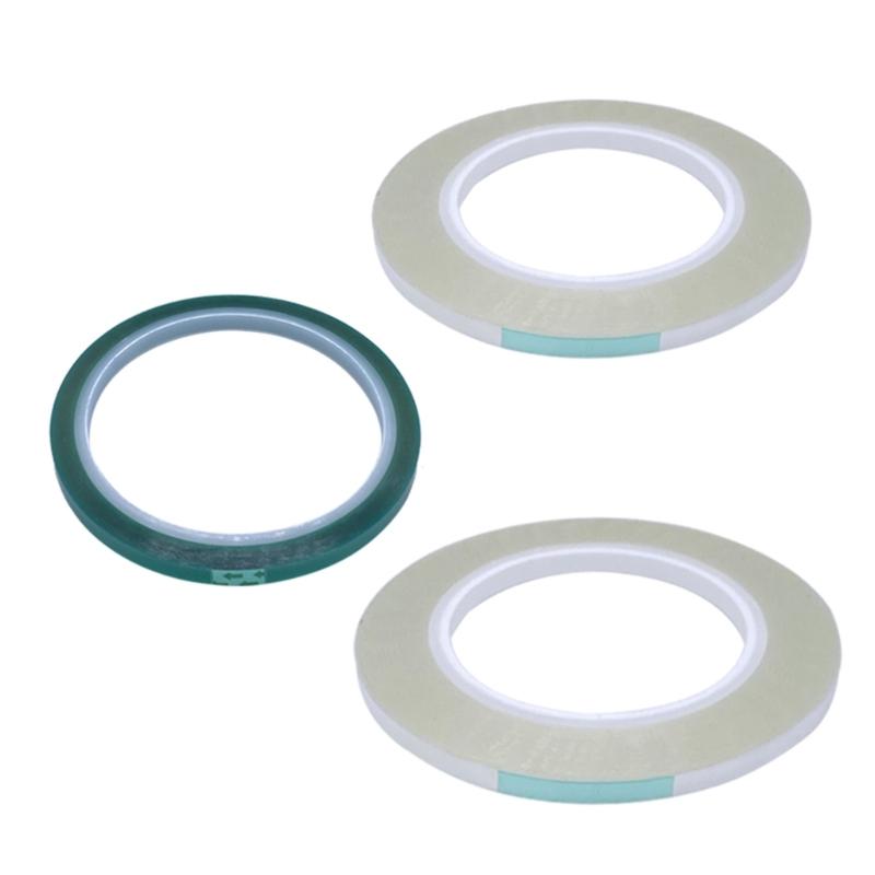Leader Tape for Reel To Reel Tapes 1/4" 1PC Green 2PCS Transparency DIY Speaker Accessories Set