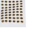 100PCS Olhos de Isca de Pesca em Forma de Gota Olhos de Peixe Falsos para Fazer Isca de Pesca Dourado 6MM