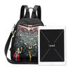 Women's Oxford Cloth Casual Fashion Print Travel Backpack - 2025 Trend