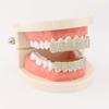 Grillz Aurii Hip Hop pentru Bărbați Partea de Sus și de Jos Grillz Înghețat Brackets Dentari cu Diamante Cubice Zirconiu Vampire Grillz Dinti