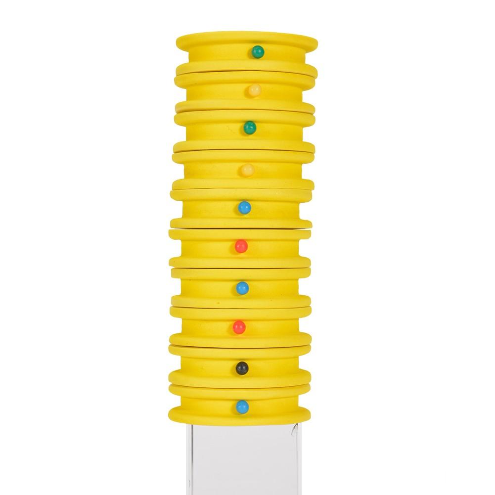 

10pcs Carp Fishing Rig Winders Line Leader Winder EVA Spooler Plate-Hook-Storage жовтий