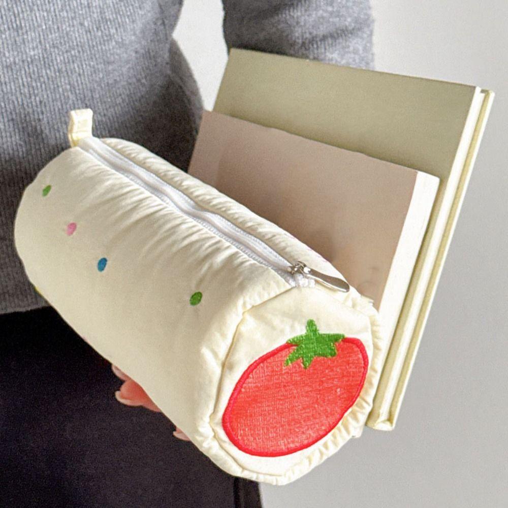 Little Star Pencil Case Pouch Embroidery Desk Storage Bag Cute Makeup Lipstick Bag  Students