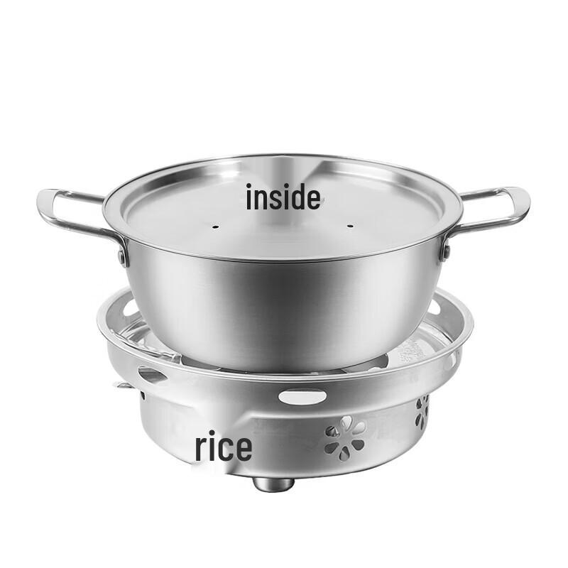 Renzhida Portable Stainless Steel Windproof Commercial Hot Pot Stove