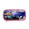 Dog Mans Cat Cartoon School Pen Bag With Durable Polyester For Elementary Students