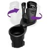 Bolt-on Multifunctional Water Cup Drink Bracket Stand Car Cup Holder 2 In 1