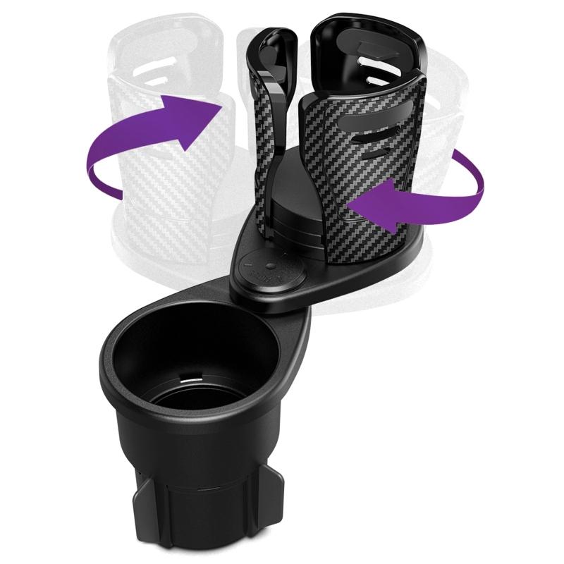 Bolt-on Multifunctional Water Cup Drink Bracket Stand Car Cup Holder 2 In 1