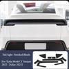 For Tesla Model Y Juniper 2025 Smoked Black Headlight Film TPU Transparent Tail Light Protective Film Waterproof Car Accessories