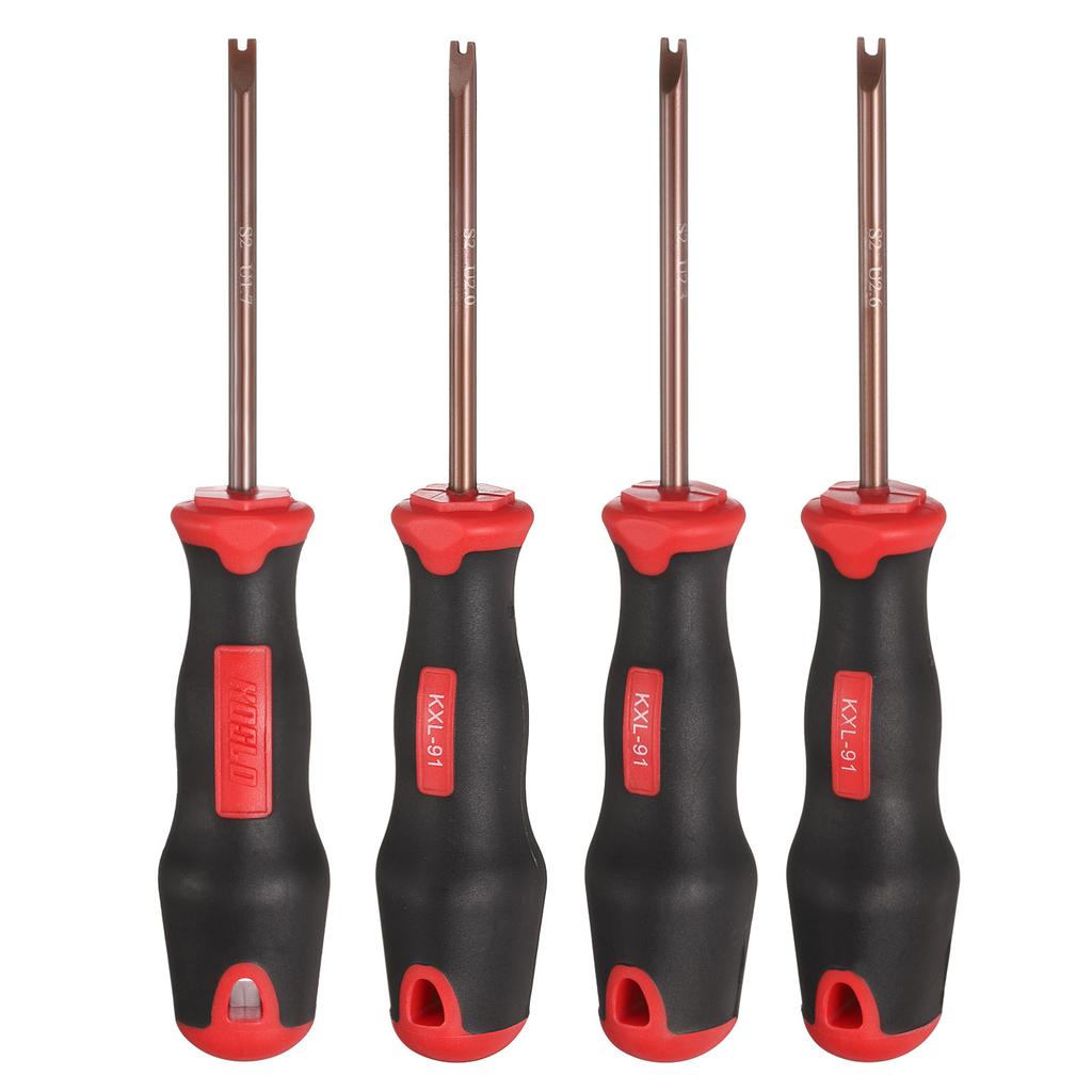 4pcs Y3/Y4/Y5/Y6 U1.7-2.6 Y Tip U-Type Triangle Screwdriver Magnetic Tip Screwdrivers S2 Alloy Steel DIY Repairing Hand Tools