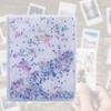 Quicksand Beads 64 Pockets 3 Inch   Photo Book Album For   Camera Photos(blue)