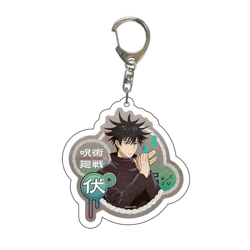 Jujutsu Kaisen Anime Keychain Itadori Yuji Gojo Satoru Cartoon Acrylic Bag Keyring Pendant Cos Accessory