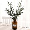 Vase Decoration Natural Simulated Olive Branch Artificial Olive Leaf Green Plant Floral Materials