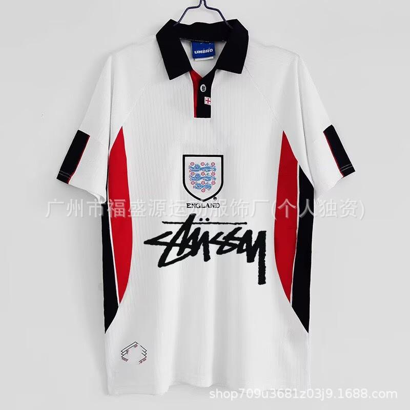 Retro Jersey Brazil Argentina Germany England Portugal Spain Signature Short Sleeved Football