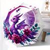 1pc Cartoon Purple Dragon Design Automatic Opening and Closing Umbrella - Suitable for Various Occasions, Outdoor Activities, Lightweight and Dur