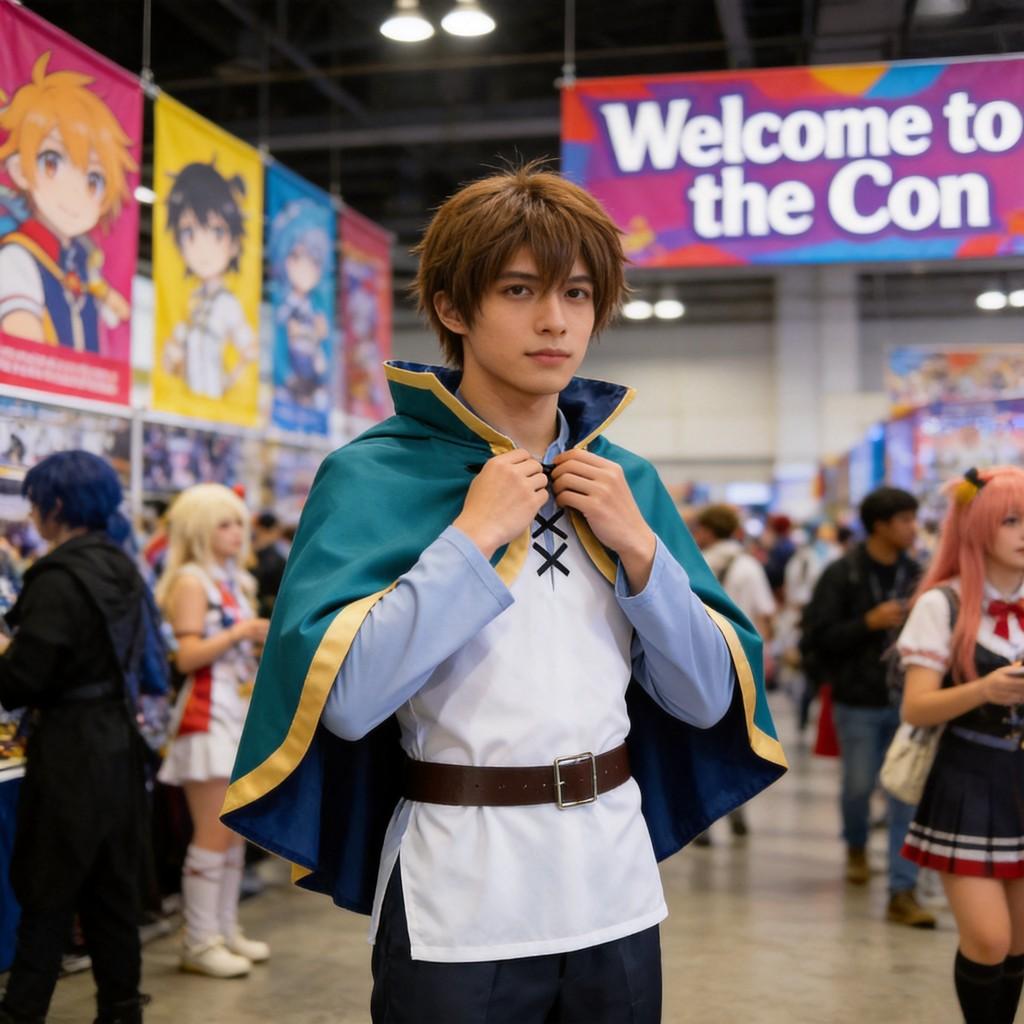 Gib Segen auf dieser wunderbaren Welt Cosplay Kostüm Für Sato Kazuma Aus Anime Rollenspiel Mit Weichem Stoff Für Fans
