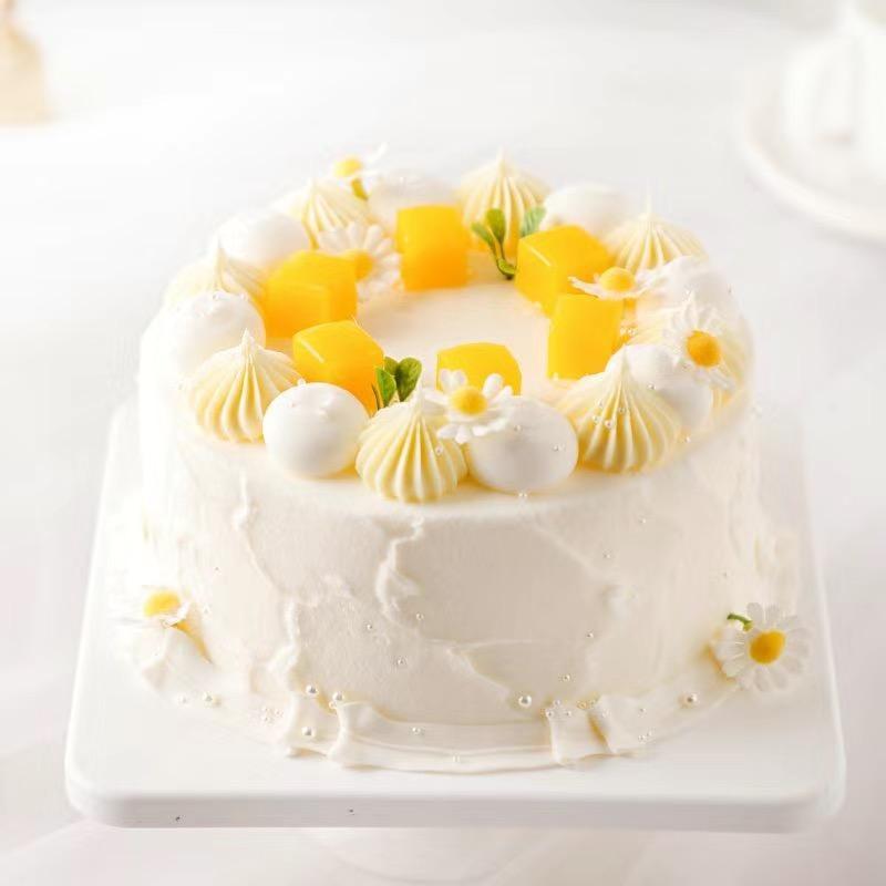 Cute Fruit Simulation Cake Model Ornaments Shop Showcase Cake Sample Display Birthday Wedding Cake Mold Decoration Shooting Prop