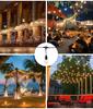 Outdoor Waterproof E27 S14 LED String Lights for Festive Atmosphere in Camp or Garden