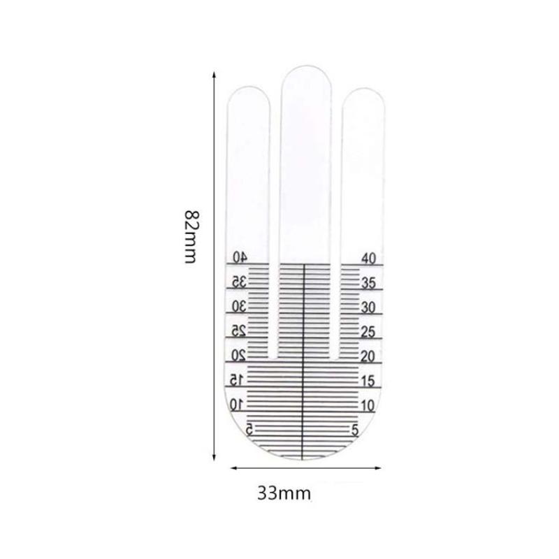 1Pair Optical Ph Ruler Pupil Height Meter Optometry Ph Tester For Hospital Eye Ophthalmic Measuring Tools For Eyeglass Equipment