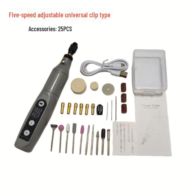Variable Speed Electric Engraving Pen and Grinder for Jade and Pet Nails