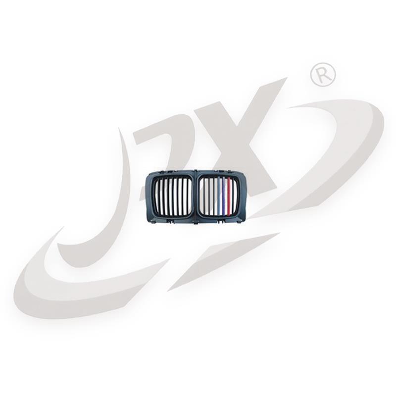 1988-1994 BMW 5er E34 Mattschwarz Dreifarbig Frontgrill