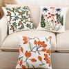Buynow Floral Embroidered Pillowcase45X45Cm Vintage Pastoral Living Room Sofa Cushion Cover Home Bedroom Decor Cojines Para Sala