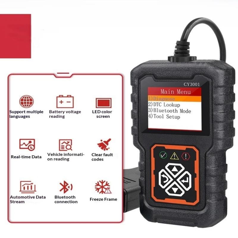 Advanced OBD Code Reader for Automotive Diagnostics Comprehensive Fault Scanning and Repair Tool One Size