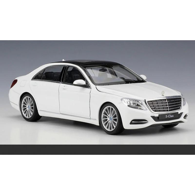 Welly 1/24 Mercedes Benz S-Class S500 литой автомобиль модель игрушечный транспорт литой металл модель автомобиля высокая имитация коллекция детские подарки