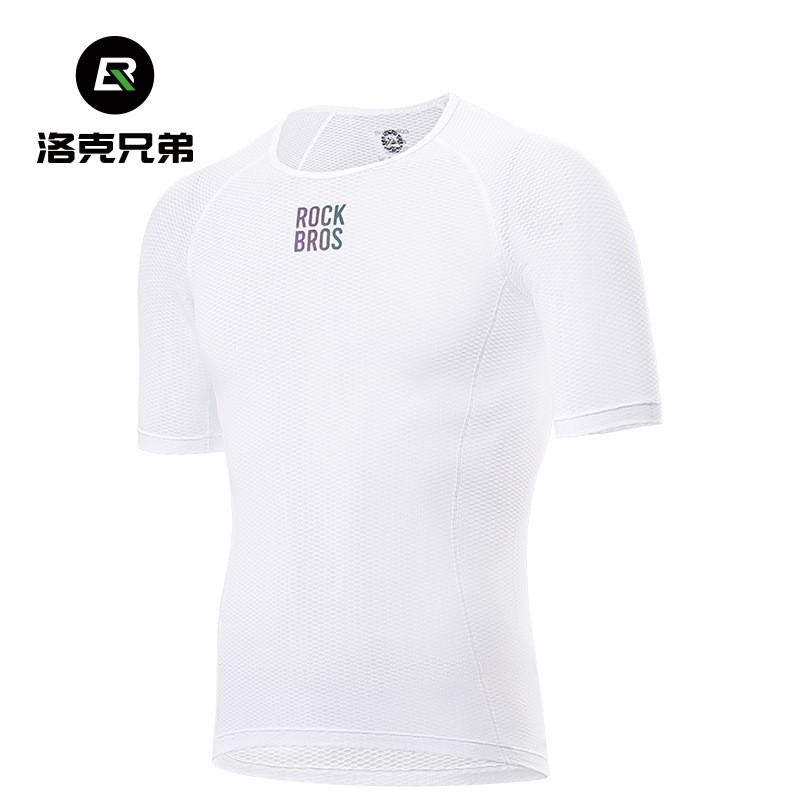 ROCKBROS Mens Quick-Dry Breathable Cycling Jersey Short Sleeve Performance Top Summer Road Bike Riding
