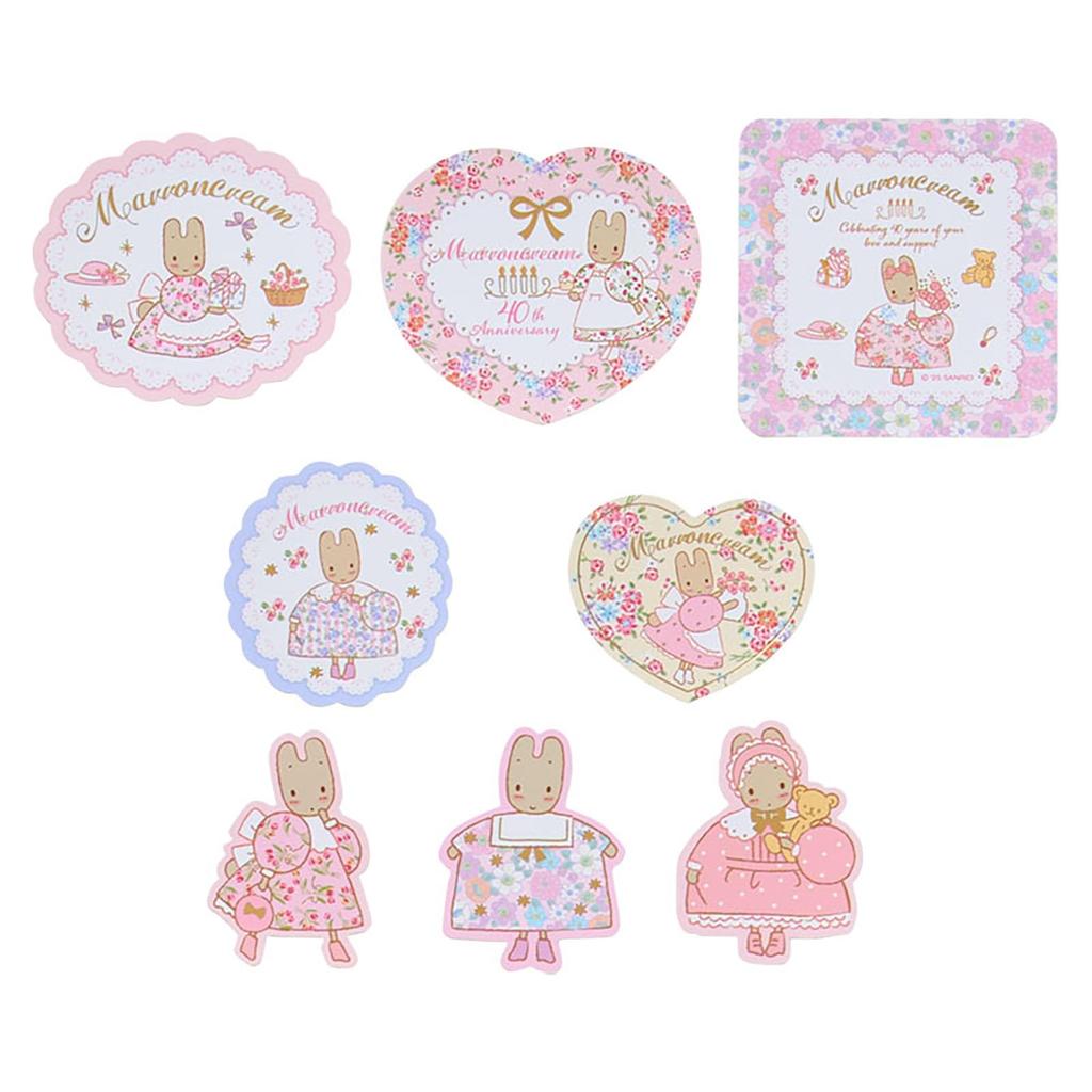 Sanrio Sticker Set Cream Fashion Marron Ages 3 and 158119 (Marron Show) Cream, Up,