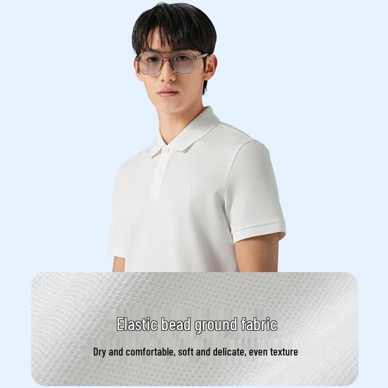 VICUTU Men's Morandi Short Sleeve Polo Shirt