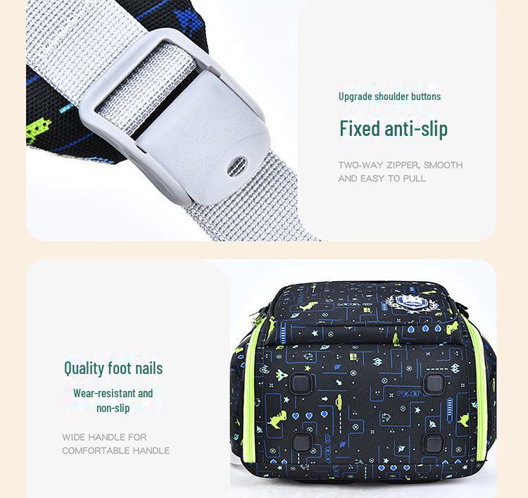 Kinderrucksack mit Cartoon-Motiv: Einteilig, großes Fassungsvermögen, für Jungen und Mädchen