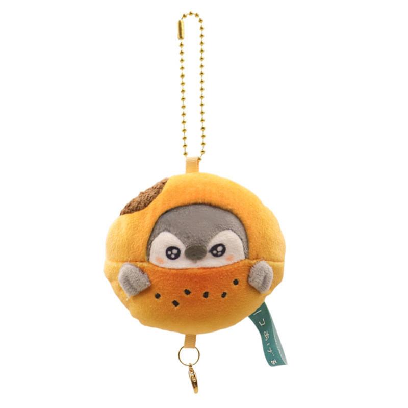 Cute And Fluffy Penguin Plush Keychain Stuffed Animal Bag Accessory Perfect Gift