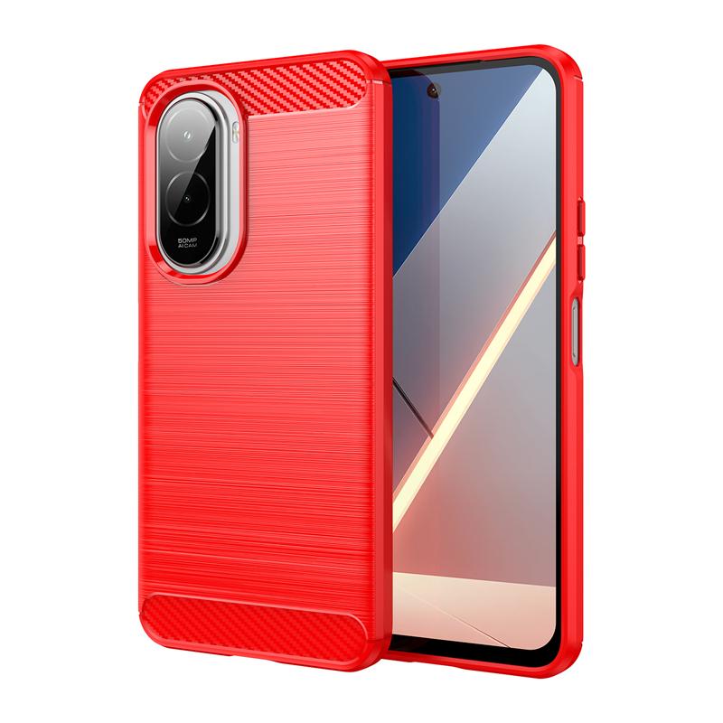 For Cover Xiaomi Poco M7 Plus Case Poco M7 Plus Anti-knock Soft Silicone Carbon Fiber Back Case For Poco M7 Plus Case 6.9 inch