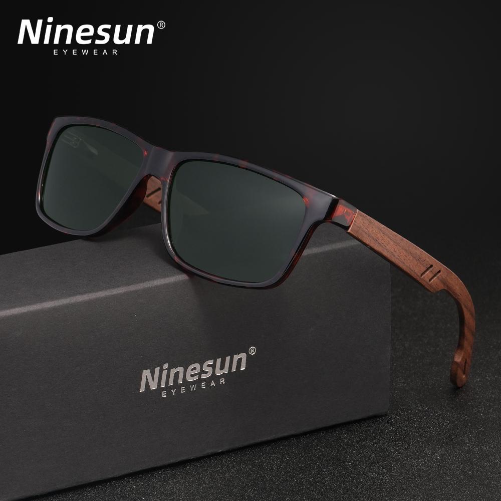 

NINESUN Wood Новые высококачественные квадратные солнцезащитные очки для мужчин, поляризованные, UV400, модные солнцезащитные очки, зеркальные, спортивные солнцезащитные очки для вождения, oculos