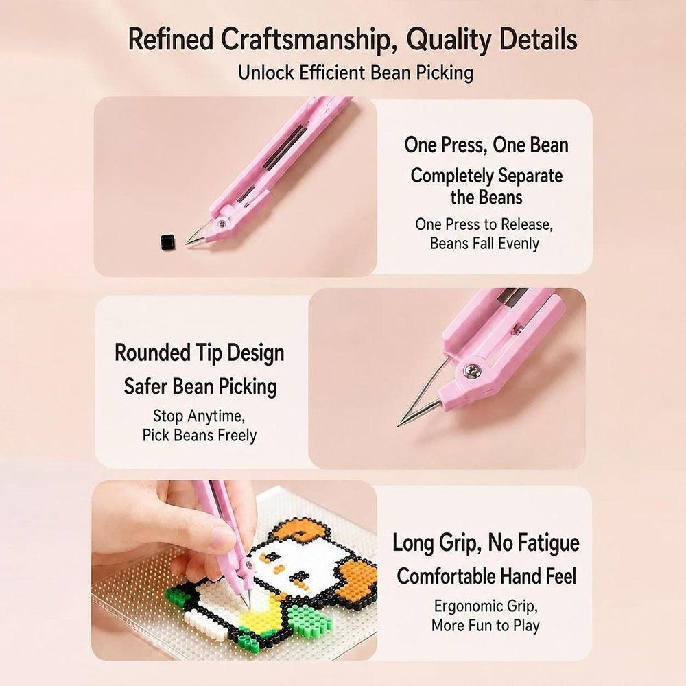 Automatic Dispensing Bead Pen Smooth Gliding Puzzle Bead Tool Bead Placement Tool Puzzle Assembly