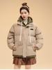 Drawstring Fake Two-piece Women's Autumn and Winter Jacket Short Hooded Jacket Loose Casual Student Warm Jacket 6 Colors