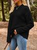 2025 Autumn/Winter European & American Street Style Loose Knit Pullover for Women