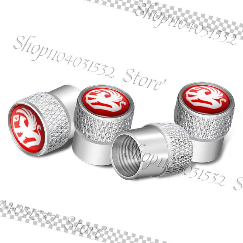 4Pcs Metal Car Styling Tire Valve Caps Tyre Wheel Stem Air Valve Cover For Vauxhall Astra H J G Vectra C Insignia Zafira Corsa